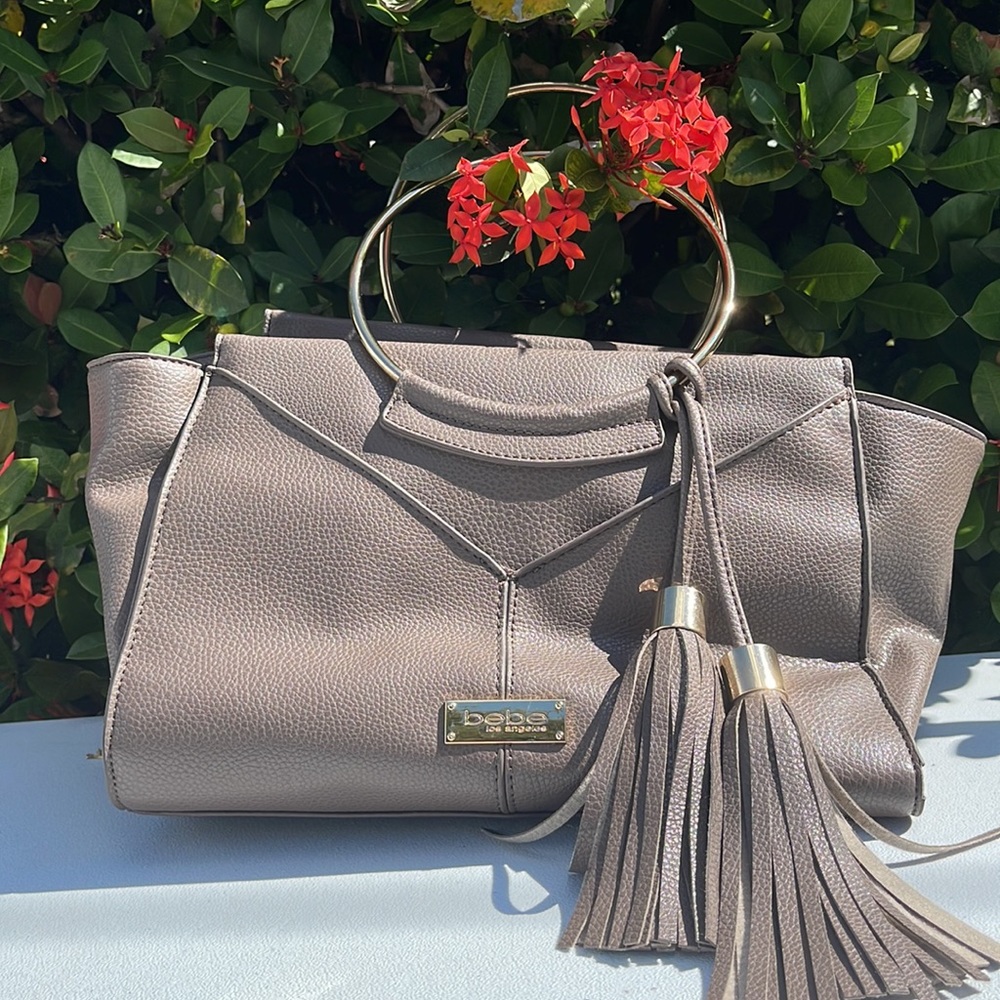 Bebe Tote/Hand/shoulder/Crossbody Bag W/ Adjustable Straps